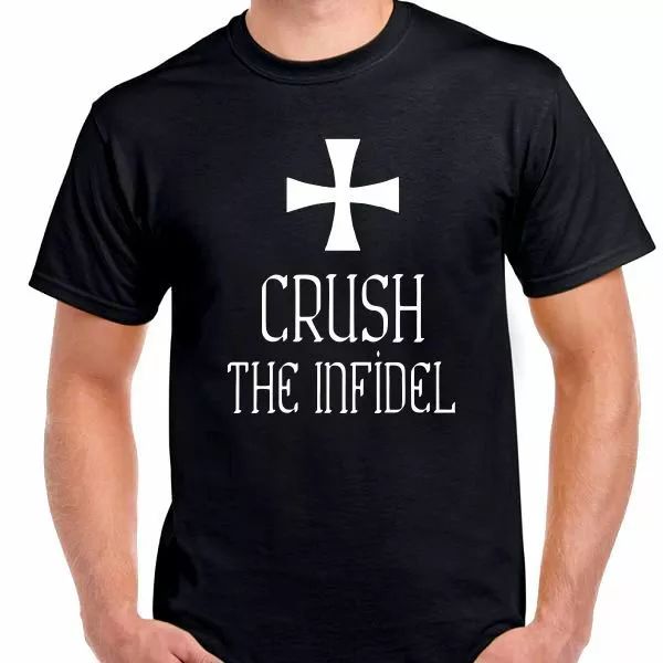 Crush the Infidel Military USMC War on Terror T shirt Tee All sizes and colors, White;black
Crush the Infidel Military USMC War on Terror T shirt Tee All sizes and colors, White;black