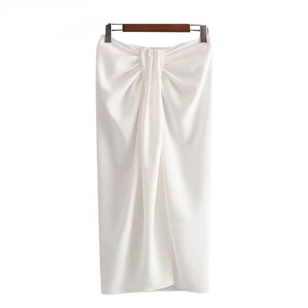 women knotted wrap midi high waist back zipper split fork slit female skirt vintage fashion y2k skirts mujer 210708, Black
women knotted wrap midi high waist back zipper split fork slit female skirt vintage fashion y2k skirts mujer 210708, Black