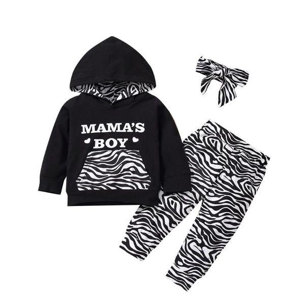 clothing sets 2021 3-24m mama kids baby boy fall letter print long sleeve hooded sweatshirt with pocket+zebra striped pants 3pcs, White
clothing sets 2021 3-24m mama kids baby boy fall letter print long sleeve hooded sweatshirt with pocket+zebra striped pants 3pcs, White