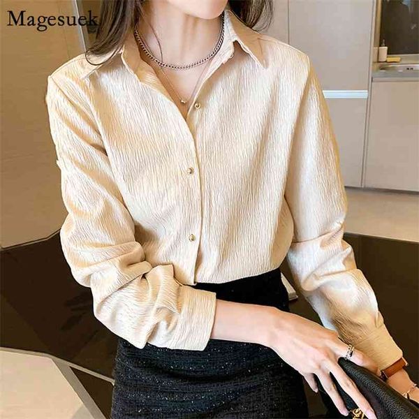 spring oversized white shirt blouses women casual button office ladies shirts pleated solid female blusas 12892 210512
spring oversized white shirt blouses women casual button office ladies shirts pleated solid female blusas 12892 210512