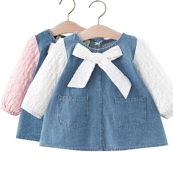 girl's dresses winter fall girls denim dress clothes long sleeve lounge set for children kids costumes born baby rompers vestidos, Red;yellow
girl's dresses winter fall girls denim dress clothes long sleeve lounge set for children kids costumes born baby rompers vestidos, Red;yellow