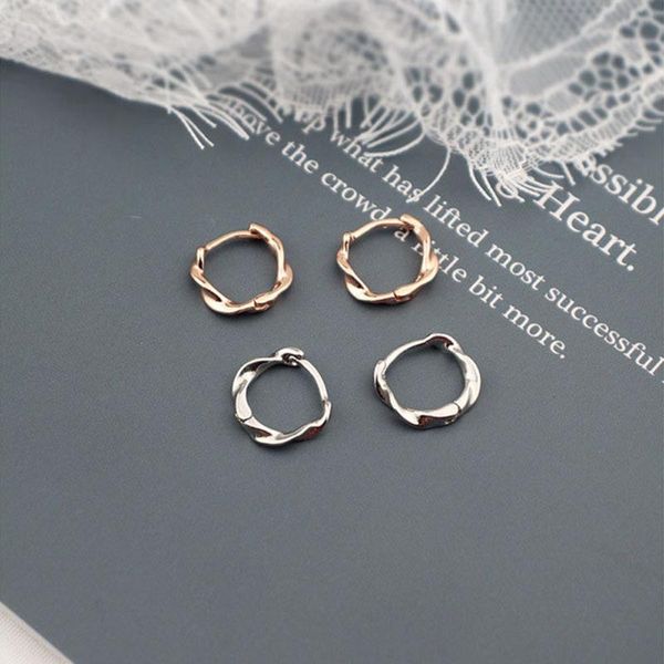 hoop & huggie simple retro earrings waveform distortion clown fashion and individuality, Golden;silver
hoop & huggie simple retro earrings waveform distortion clown fashion and individuality, Golden;silver
