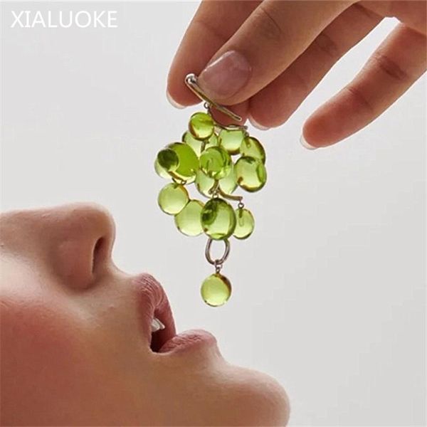 dangle & chandelier xialuoke unique design long tassel grape transparent resin drop earrings for women luxury elegant personality eardrop je, Silver
dangle & chandelier xialuoke unique design long tassel grape transparent resin drop earrings for women luxury elegant personality eardrop je, Silver