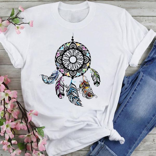 women's t-shirt women sweet 90s style vintage dream feather cartoon summer fashion lovely clothes print short sleeve tees tshirt, White
women's t-shirt women sweet 90s style vintage dream feather cartoon summer fashion lovely clothes print short sleeve tees tshirt, White