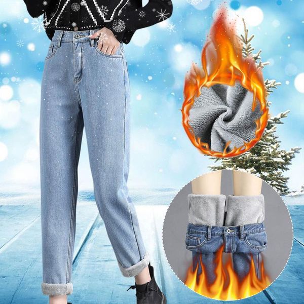 yoga outfit plush warm jeans 2021 elastic high waist loose harlan pants straight tube thin autumn and winter thickening
yoga outfit plush warm jeans 2021 elastic high waist loose harlan pants straight tube thin autumn and winter thickening
