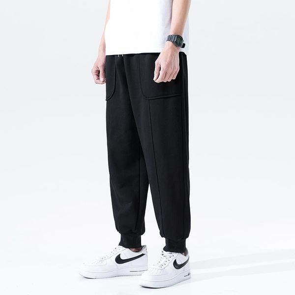 men's pants fashion brand casual 2021 junior high school students versatile loose, Black
men's pants fashion brand casual 2021 junior high school students versatile loose, Black