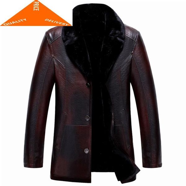 men's fur & faux quality high coats winter warm brand male pu leather jacket casual black outerwear jaqueta de couro masculino cj202
men's fur & faux quality high coats winter warm brand male pu leather jacket casual black outerwear jaqueta de couro masculino cj202