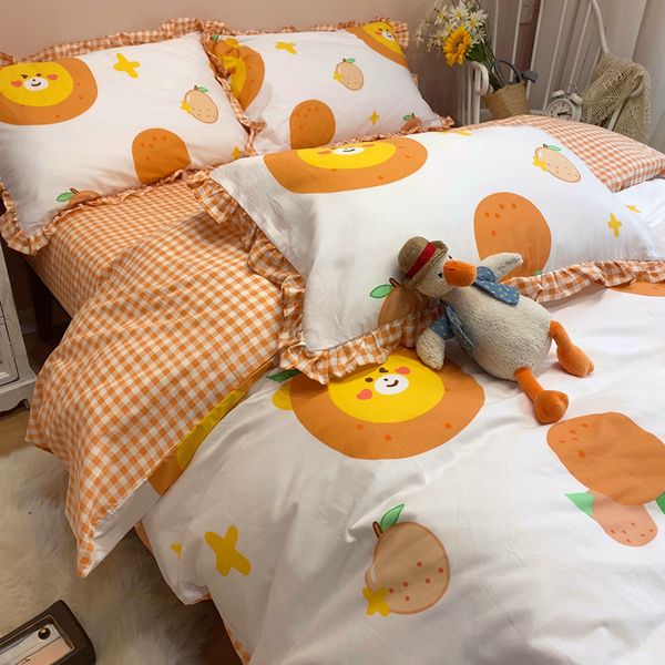 ins pure four of all cotton bedding set dormitory girl heart three piece quilt cover sheet 4
ins pure four of all cotton bedding set dormitory girl heart three piece quilt cover sheet 4