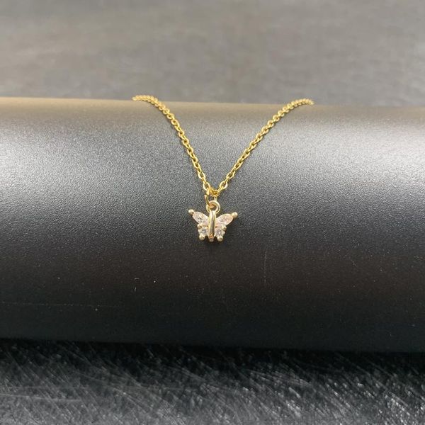 chains cartoon simple butterfly pendant clavicle chain retro metal zircon flying animal choker necklace accessories gifts for female, Silver
chains cartoon simple butterfly pendant clavicle chain retro metal zircon flying animal choker necklace accessories gifts for female, Silver