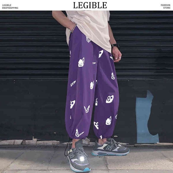 men's pants legible reflective butterfly summer harem man hip hop streetwear thin mans joggers casual male clothing xcf3, Black
men's pants legible reflective butterfly summer harem man hip hop streetwear thin mans joggers casual male clothing xcf3, Black