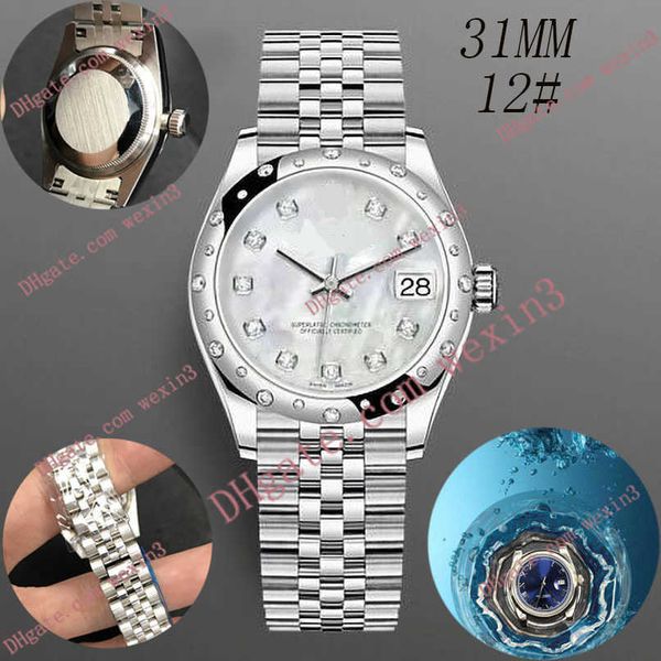 woman diamond watch ladies watches gold 31mm dislocation is tie-in jubilee bracelet band montre de luxe 2813 automatic steel swimming waterp, Slivery;brown
woman diamond watch ladies watches gold 31mm dislocation is tie-in jubilee bracelet band montre de luxe 2813 automatic steel swimming waterp, Slivery;brown