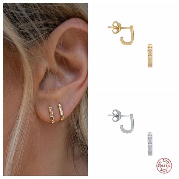 aide 925 sterling silver simple geometric j shape small hook earrings korean fashion zircon ear studs for women fine jewelry stud, Golden;silver
aide 925 sterling silver simple geometric j shape small hook earrings korean fashion zircon ear studs for women fine jewelry stud, Golden;silver