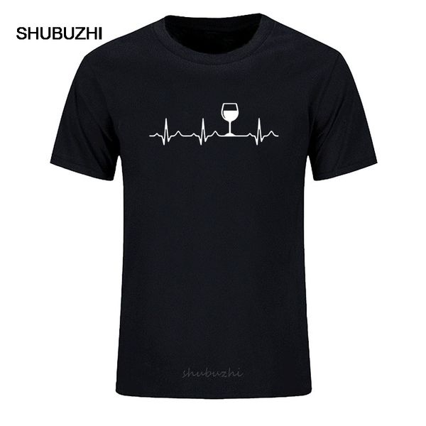 new men's t-shirt wine heartbeat print funny cotton short sleeve casual t shirts plus size men tshirt clothing, White;black
new men's t-shirt wine heartbeat print funny cotton short sleeve casual t shirts plus size men tshirt clothing, White;black