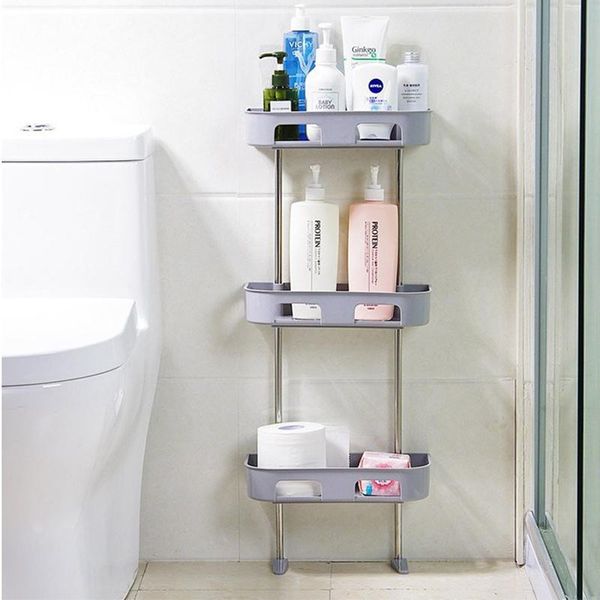 hooks & rails 3-tiers toilet bathroom shelf storage organizer wall mount no drilling shower kitchen basket multifunctional rack
hooks & rails 3-tiers toilet bathroom shelf storage organizer wall mount no drilling shower kitchen basket multifunctional rack