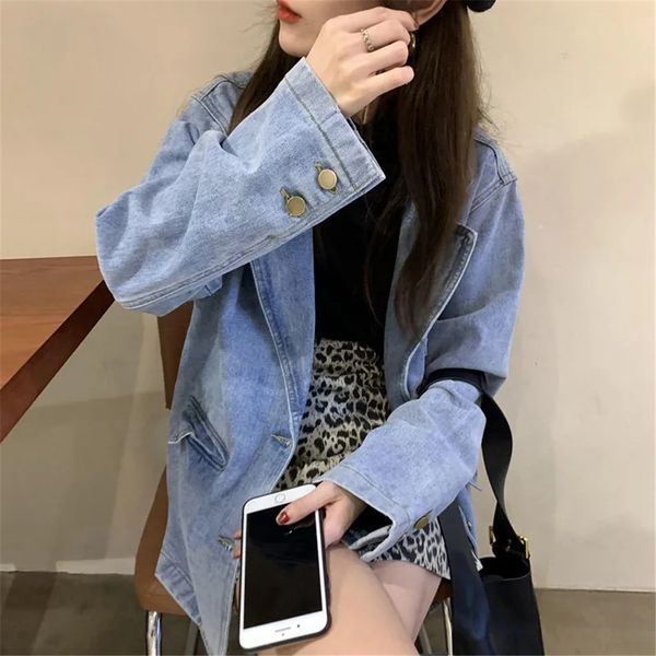women's jackets jean jacket, high collar jacket button korean pocket fashion wild style harajuku casual x4kz, Black;brown
women's jackets jean jacket, high collar jacket button korean pocket fashion wild style harajuku casual x4kz, Black;brown