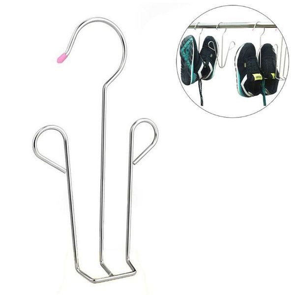 household shoes drying rack hanger hook stainless steel hanging shelf organizer space saving home wardrobe storage wholesales hangers & rack
household shoes drying rack hanger hook stainless steel hanging shelf organizer space saving home wardrobe storage wholesales hangers & rack