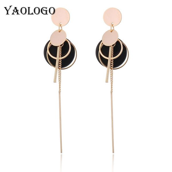 stud yaologe simple korean long style tassel pendant size circle earrings for woman girls punk metal geometric jewelry e923, Golden;silver
stud yaologe simple korean long style tassel pendant size circle earrings for woman girls punk metal geometric jewelry e923, Golden;silver