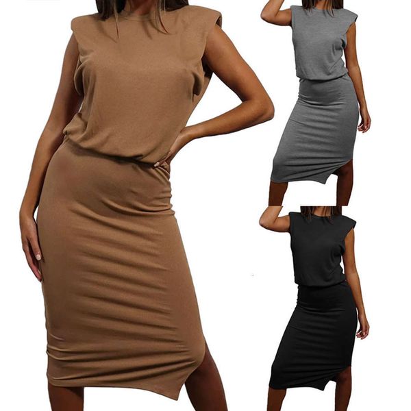 casual dresses women's drs in spring and summer, Black;gray