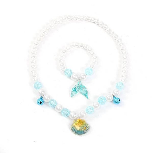 girls necklaces pendants jewelry childrens accessories children's bracelet set mermaid princess pearl shell cartoon b9270, Red;brown
girls necklaces pendants jewelry childrens accessories children's bracelet set mermaid princess pearl shell cartoon b9270, Red;brown