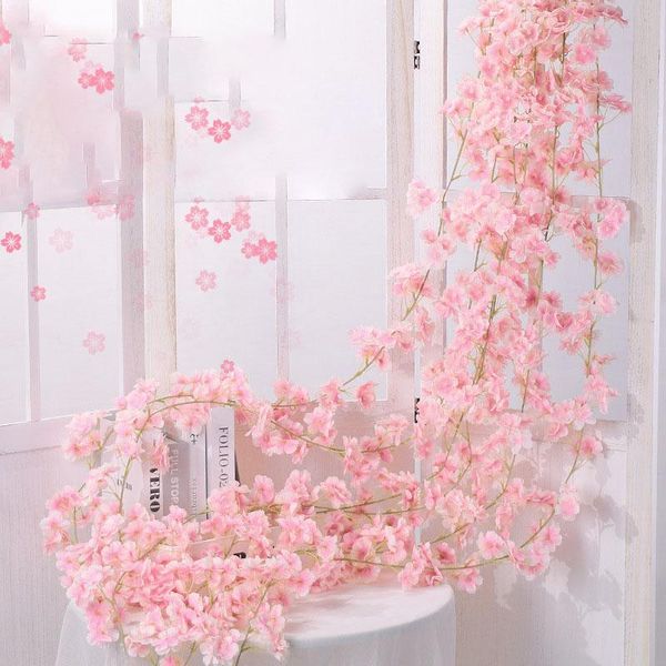 flower heads 1pcs silk artificial cherry blossom rose vine wall hanging decoration rattan fake plant leaf garland rom decorative flowers & w
flower heads 1pcs silk artificial cherry blossom rose vine wall hanging decoration rattan fake plant leaf garland rom decorative flowers & w