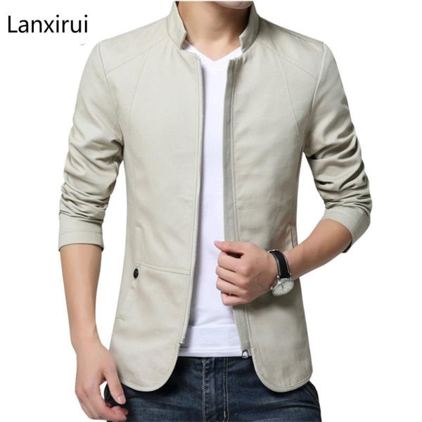 men's jackets brand men spring autumn casual jacket 's slim fit cottoon and coat mens stander collar veste homme, Black;brown
men's jackets brand men spring autumn casual jacket 's slim fit cottoon and coat mens stander collar veste homme, Black;brown