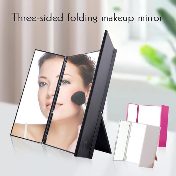 compact mirrors makeup mirror trifold with led lights portable high definition cosmetic for girls women
compact mirrors makeup mirror trifold with led lights portable high definition cosmetic for girls women