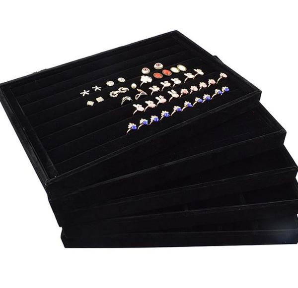 jewelry pouches, bags fashion gift black velvet stackable organizer tray removable display case storage showcase in drawer, Pink;blue
jewelry pouches, bags fashion gift black velvet stackable organizer tray removable display case storage showcase in drawer, Pink;blue