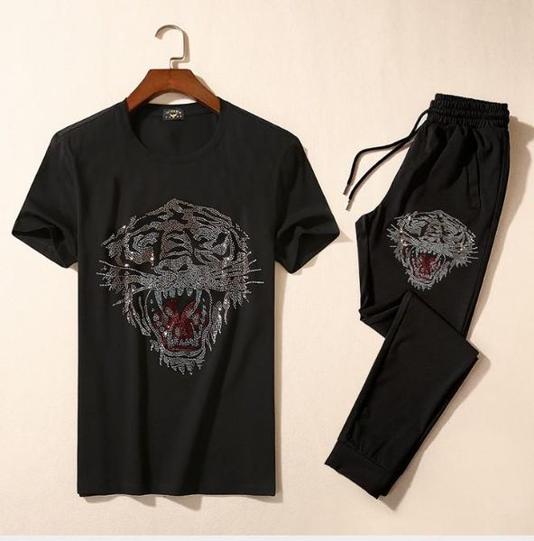 men's tracksuits novelty brand diamond tiger goat men running sportswear sets (tee shirt + pants) tees #l113, Gray
men's tracksuits novelty brand diamond tiger goat men running sportswear sets (tee shirt + pants) tees #l113, Gray