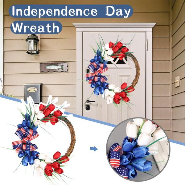 decorative flowers & wreaths independence day door wreath patriotic decoration garland artificial fake rose home wall hanging decor
decorative flowers & wreaths independence day door wreath patriotic decoration garland artificial fake rose home wall hanging decor