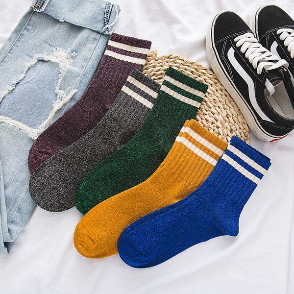 striped glitter socks women fashion cotton silver wire school girls spring autumn casual warm long bright color sock & hosiery, Black;white
striped glitter socks women fashion cotton silver wire school girls spring autumn casual warm long bright color sock & hosiery, Black;white