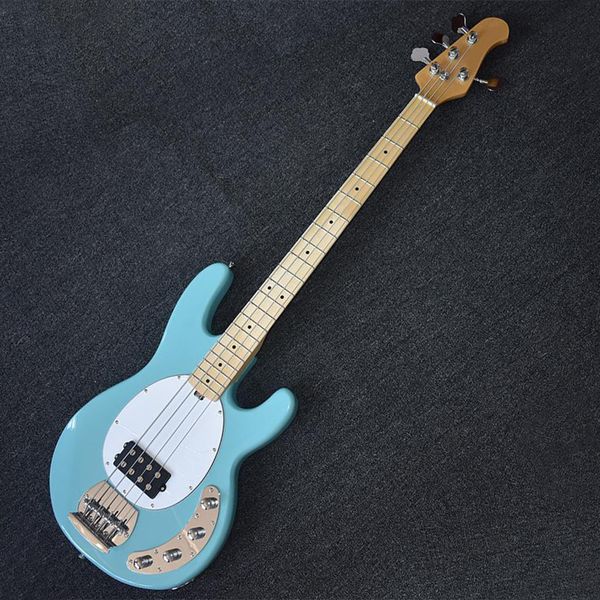 discounts light blue electric bass guitar with active pickups,4 strings,rosewood fretboard,can be customized
discounts light blue electric bass guitar with active pickups,4 strings,rosewood fretboard,can be customized
