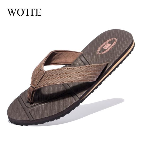 slippers wotte summer men flip flops outdoor beach sandalias casual shoes light mans footwear chaussure homme big size 40-48, Black
slippers wotte summer men flip flops outdoor beach sandalias casual shoes light mans footwear chaussure homme big size 40-48, Black