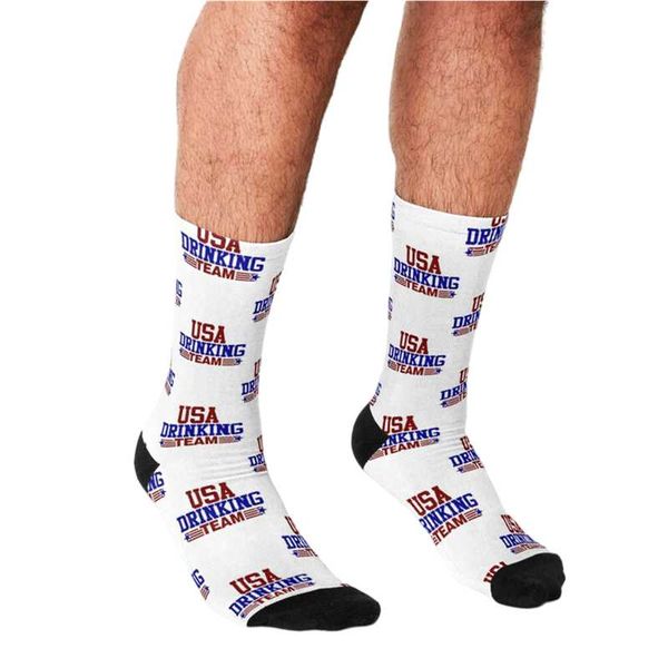 men's socks funny men's usa drinking team pattern printed hip hop men happy cute boys street style crazy novelty for, Black
men's socks funny men's usa drinking team pattern printed hip hop men happy cute boys street style crazy novelty for, Black