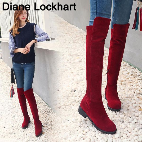 boots winter over the knee for women suede thigh high woman shoes long botas feminina zapatos de mujer size 33-43, Black
boots winter over the knee for women suede thigh high woman shoes long botas feminina zapatos de mujer size 33-43, Black