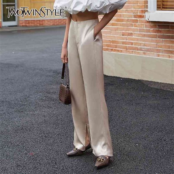 casual loose women full length pants high waist side split long wide leg pant for female fashion clothes 210521, Black;white
casual loose women full length pants high waist side split long wide leg pant for female fashion clothes 210521, Black;white