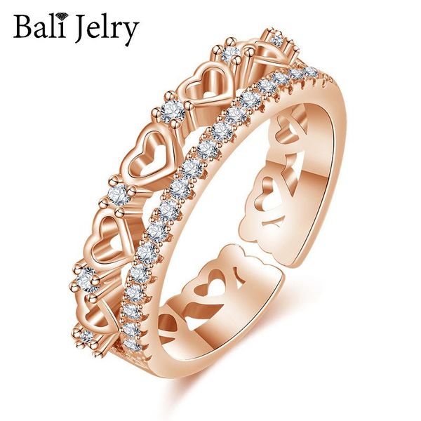 bali jelry charm rings silver 925 jewelry heart-shaped zircon gemstones open ring accessories for women wedding engagement gift cluster, Golden;silver
bali jelry charm rings silver 925 jewelry heart-shaped zircon gemstones open ring accessories for women wedding engagement gift cluster, Golden;silver