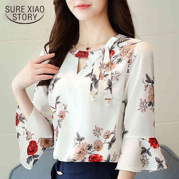 fashion chiffon women blouses shirt flare sleeve print white women's clothing sweet bow v neck blusas d278 30 210417
fashion chiffon women blouses shirt flare sleeve print white women's clothing sweet bow v neck blusas d278 30 210417