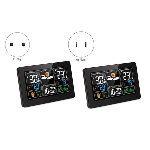 other clocks & accessories protmex pt3388 indoor outdoor weather station, digital color forecast station with alert and temperature
other clocks & accessories protmex pt3388 indoor outdoor weather station, digital color forecast station with alert and temperature