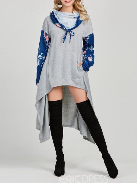 casual dresses ahvit hooded long sleeve women dress front short back loose floral printed patchwork fashion party -d0334, Black;gray
casual dresses ahvit hooded long sleeve women dress front short back loose floral printed patchwork fashion party -d0334, Black;gray