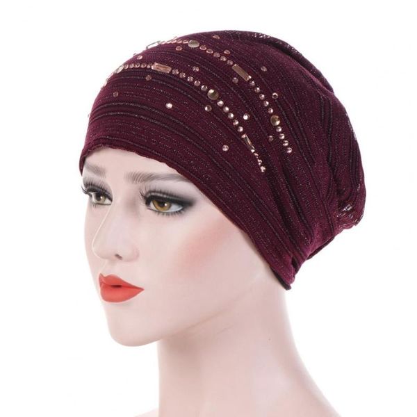 beanie/skull caps rhinestone fold thin headscarf hat shiny stetchy women wrap hair accessories, Blue;gray
beanie/skull caps rhinestone fold thin headscarf hat shiny stetchy women wrap hair accessories, Blue;gray