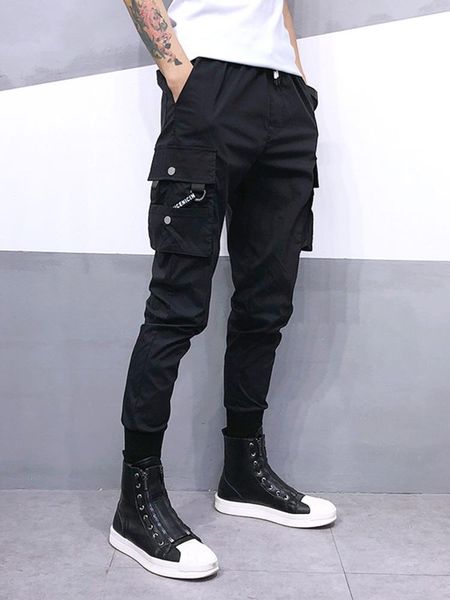 men's pants male fashion black casual overalls trendy brand hair stylist feet harem super all match
men's pants male fashion black casual overalls trendy brand hair stylist feet harem super all match