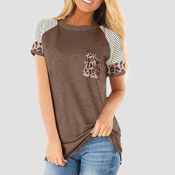summer raglan sleeve women t shirt o neck short fashion leopard pocket tee shirts female top, White
summer raglan sleeve women t shirt o neck short fashion leopard pocket tee shirts female top, White