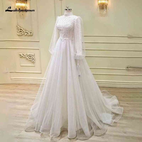 2021 new long sleeve muslim wedding with hijab high neck floor length jewelry applique arabic custom made vestido robe 18j3, White
2021 new long sleeve muslim wedding with hijab high neck floor length jewelry applique arabic custom made vestido robe 18j3, White