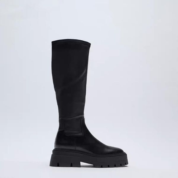 boots zar women's shoes winter black grooved sole knee-length long thick high tube leather
boots zar women's shoes winter black grooved sole knee-length long thick high tube leather
