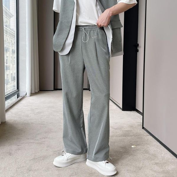 men's pants spring summer wide-leg fashion retro casual men suit korean loose plaid mens trousers m-xl, Black
men's pants spring summer wide-leg fashion retro casual men suit korean loose plaid mens trousers m-xl, Black