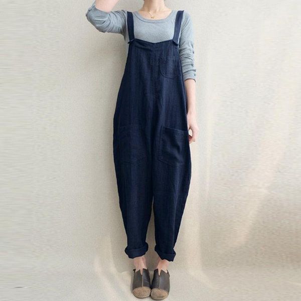 retro cotton linen rompers womens jumpsuits 2021 female backless overalls playsuit plus size women's tracksuits, Gray
retro cotton linen rompers womens jumpsuits 2021 female backless overalls playsuit plus size women's tracksuits, Gray