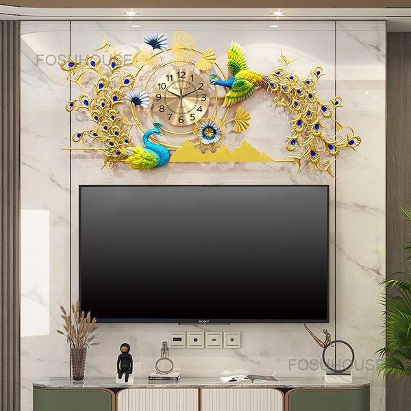 wall clocks watch clock living room large size long family dining background decoration personality
wall clocks watch clock living room large size long family dining background decoration personality