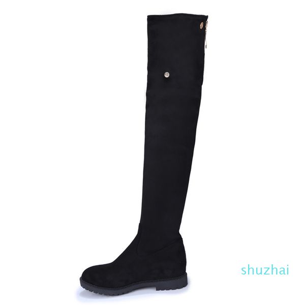 botas mujer big size 34-43 brand design patch color over the knee boots thick sole platform slim long winter autumn, Black
botas mujer big size 34-43 brand design patch color over the knee boots thick sole platform slim long winter autumn, Black