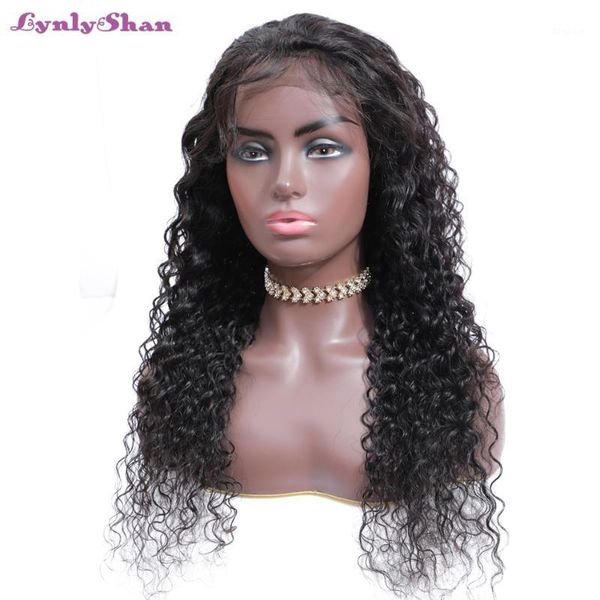 deep wave wig 4x4 lace closure wigs brazlian remy hair lynlyshan human for black women natural black1, Black;brown
deep wave wig 4x4 lace closure wigs brazlian remy hair lynlyshan human for black women natural black1, Black;brown