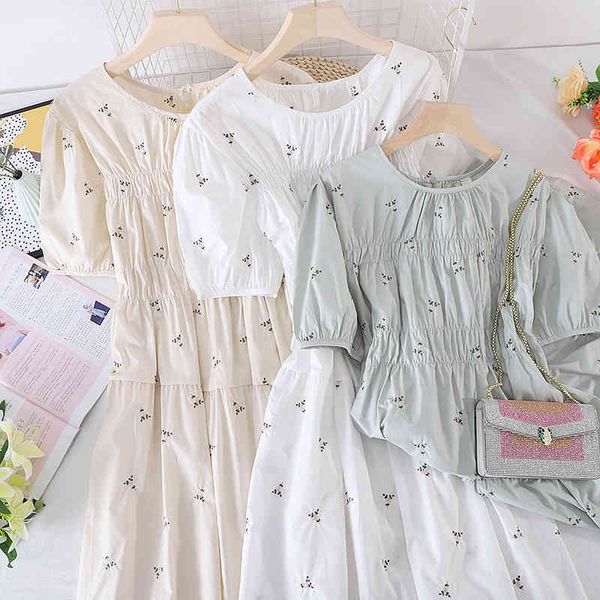 vintage embroidery dress female korean gentle temperament waist slimming square collar floral summer vestidos 210420, Black;gray
vintage embroidery dress female korean gentle temperament waist slimming square collar floral summer vestidos 210420, Black;gray